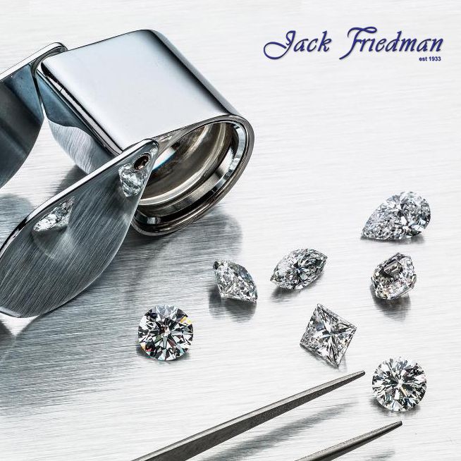 Jack Friedman diamonds and loupe