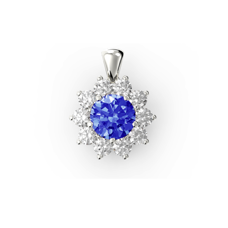 pendant tanzanite