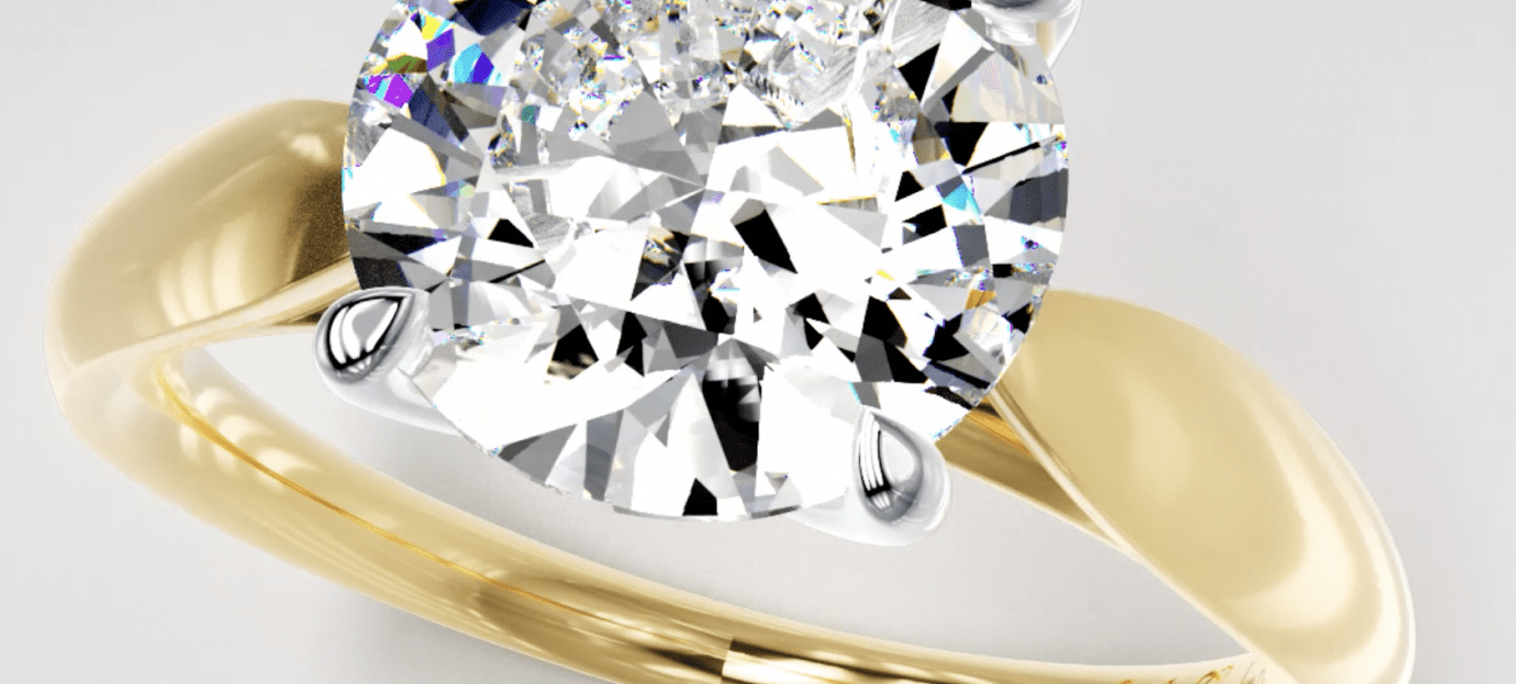 The Jack Friedman Kay Diamond Engagement Ring