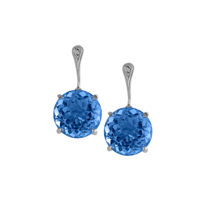 BLUE TOPAZ HOLI EARRINGS