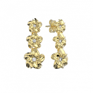 diamond palesa drop earrings-palesa flower collection