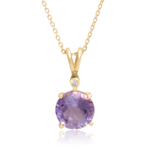Amethyst Holi Pendant - Gemstone Jewellery