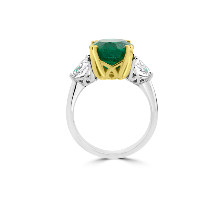 Crisp Emerald Opulence Ring