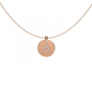 Roman Initial Pendant A - Initial Collection