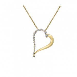 Diamond Heart Pendant - Diamond Jewellery