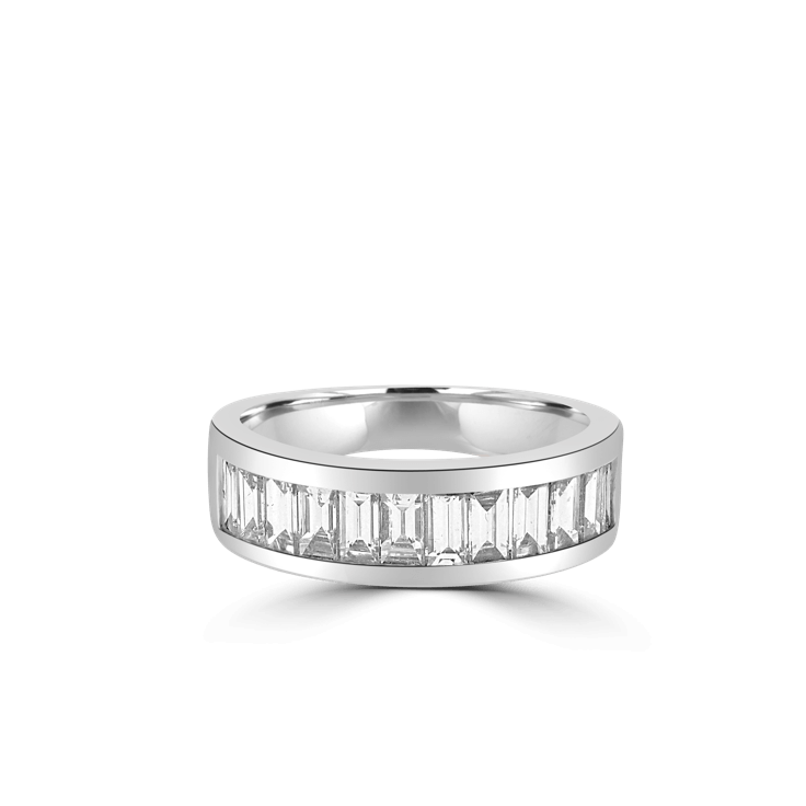 Baguette Channel Diamond Ring