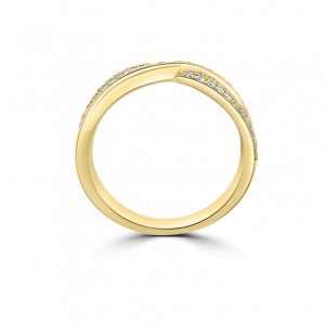 Twist Infinity Diamond Ring-Diamond Jewellery