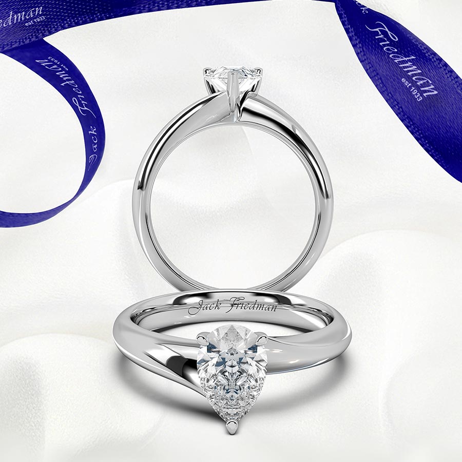 Pear Diamond Scarlett Engagement Ring