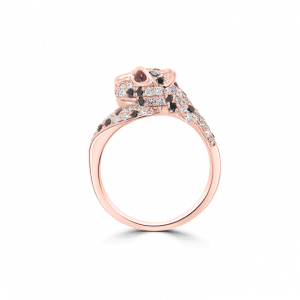 Ruby & Diamond Leopard Ring