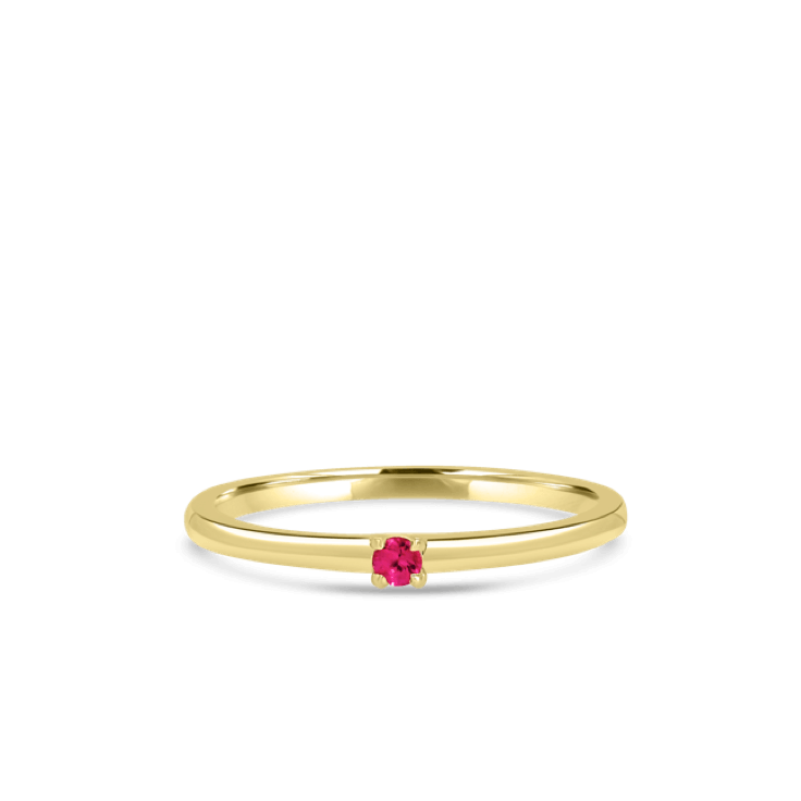 Royal Pink Sapphire Stack Ring-gemstone jewellery