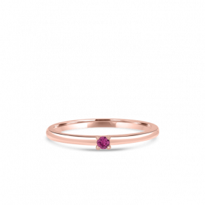Vivid Pink Sapphire Stack Ring-gemstone jewellery