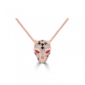 Diamond Leopard Pendant-Animal Jewellery