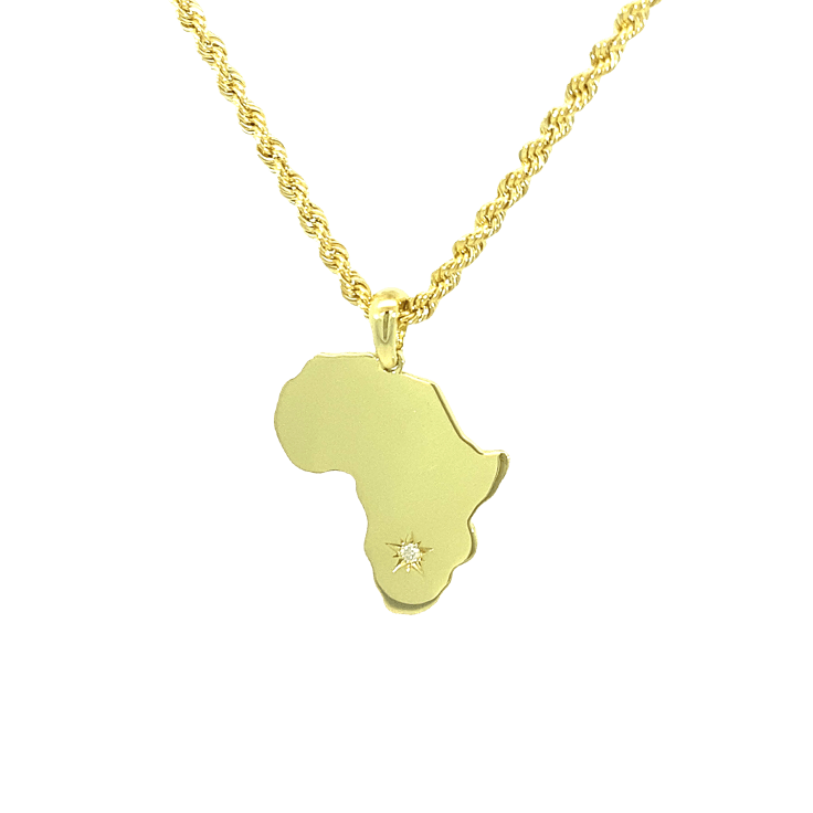 Diamond African Map_African Jewellery