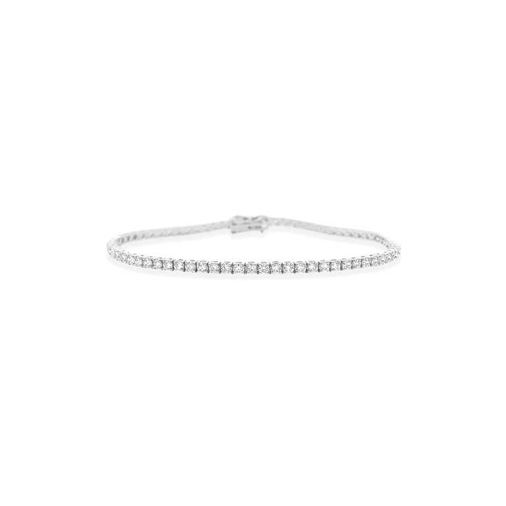 3ct WG Diamond Tennis Bracelet_Diamond Jewellery