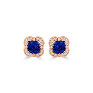 Tanzanite Diamond Halo Antique Ring_Tanzanite Jewellery