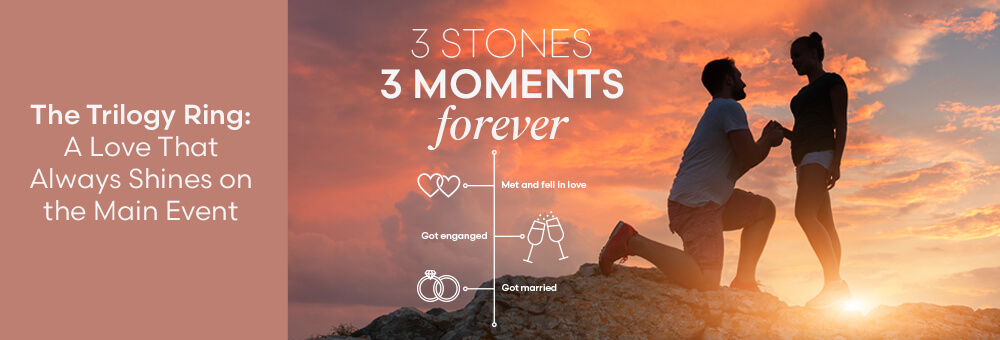 The Trilogy Engagement Ring: A Love That Always Shines on the Main Event