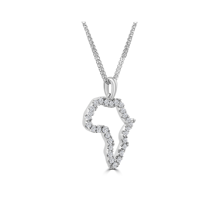 Diamond Map Pendant_Diamond Jewellery